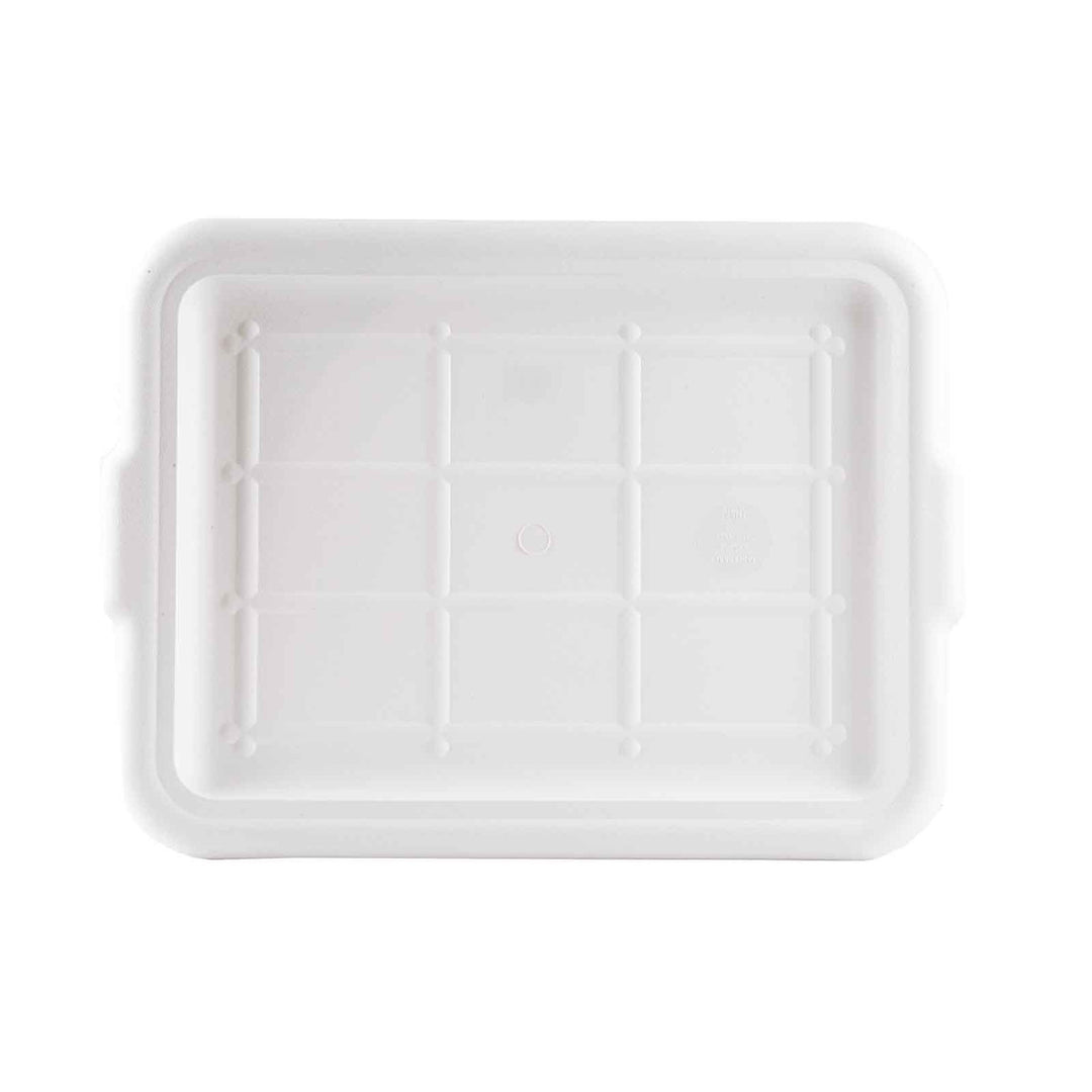Tablecraft 1351W White Bus Box Lid For 1537 1529 Tubs