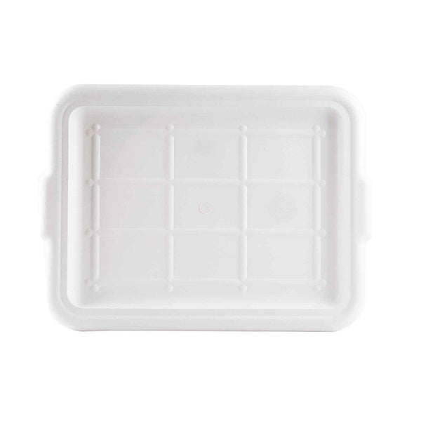 Tablecraft 1351W White Bus Box Lid For 1537 1529 Tubs