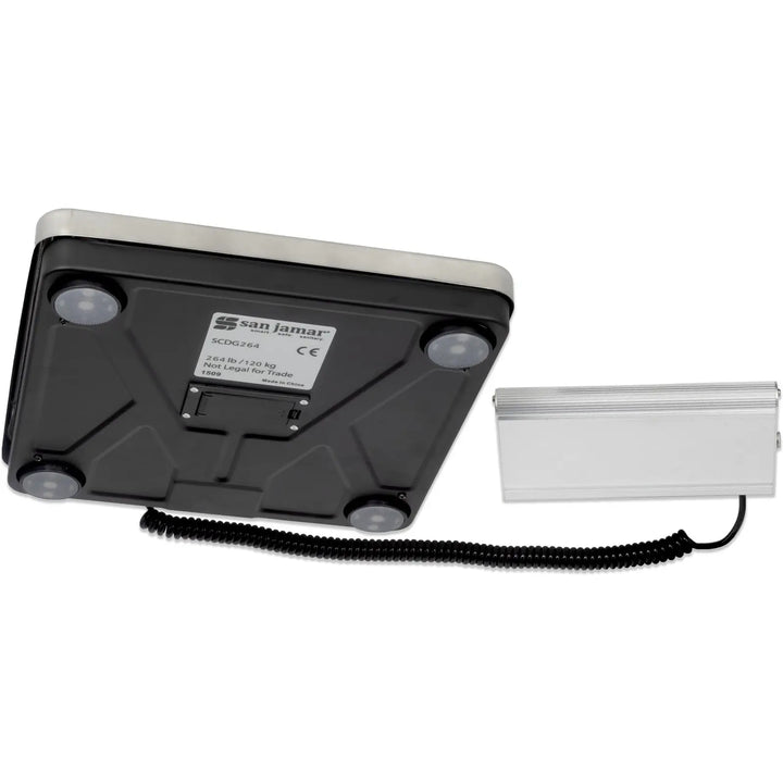 San Jamar SCDG264 264# x 2 Oz Escali Industrial Digital Platform Scale San Jamar