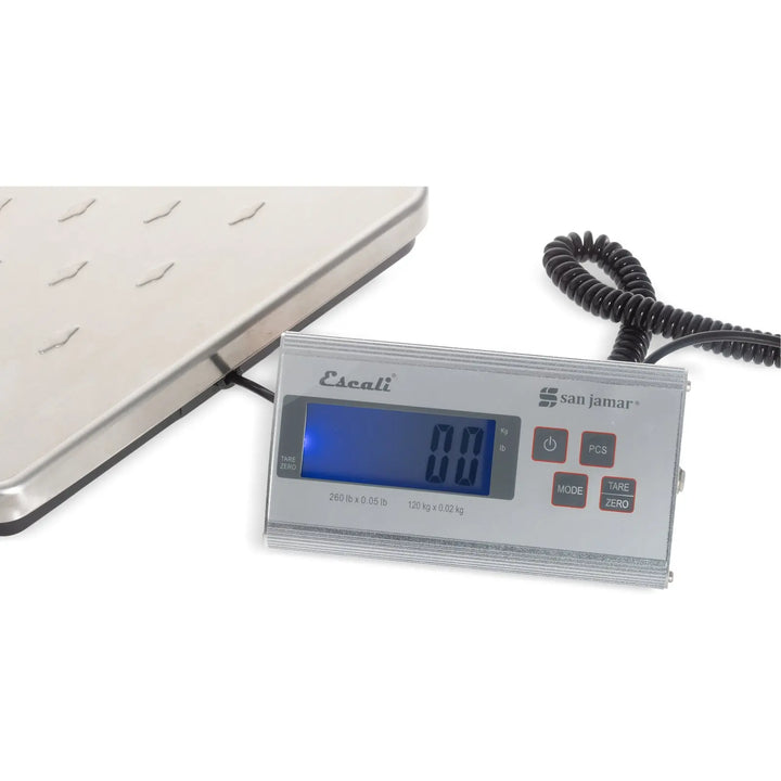 San Jamar SCDG264 264# x 2 Oz Escali Industrial Digital Platform Scale San Jamar