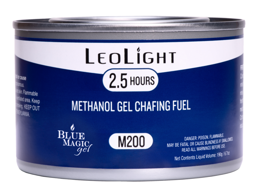 LeoLight M200 Blue Magic Methanol Gel Chafing Fuel