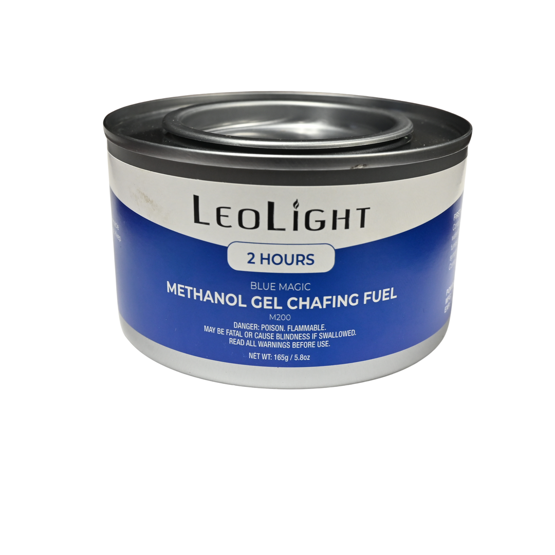LeoLight M200 2 Hour Blue Magic Methanol Gel Chafing Fuel