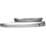 San Jamar SCDGP11M 11# x 0.1 Oz Round Professional Digital Scale Metallic