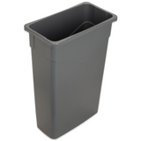 Carlisle 23 Gallon Trim Line Trash Can - Grey (342023-23)