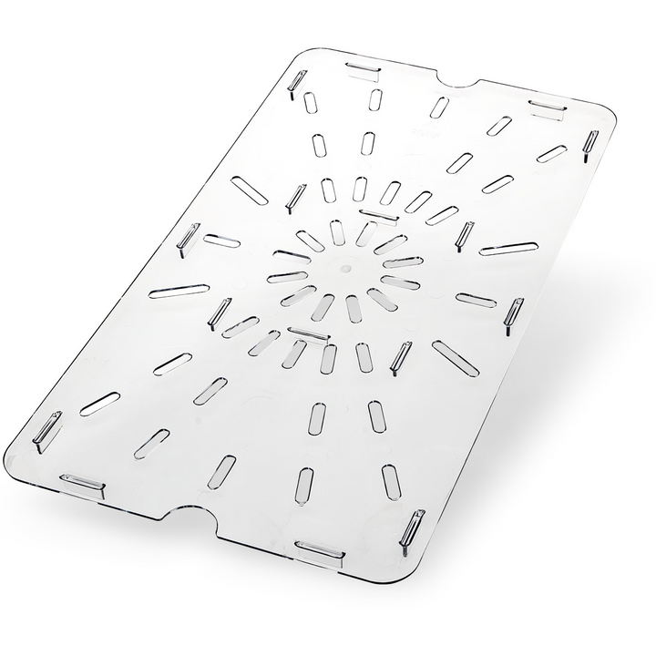 Carlisle 7021530 Clear Drain Shelf For Full Size Food Pan