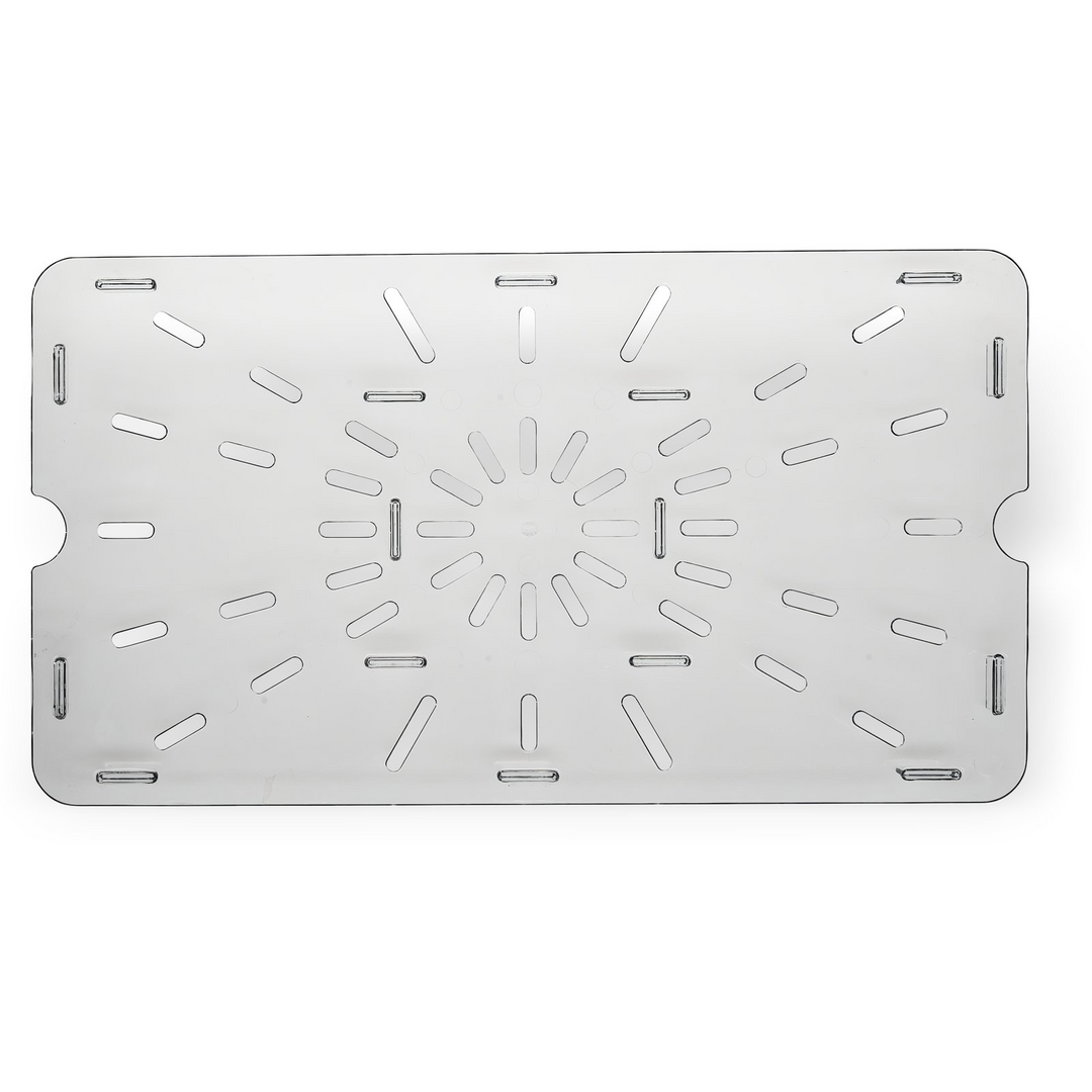 Carlisle 7021530 Clear Drain Shelf For Full Size Food Pan