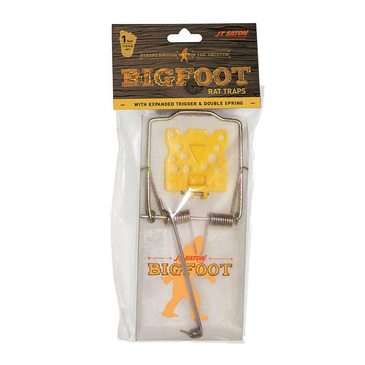 JT Eaton 401 BIGFOOT Rat Size Snap Trap with Expanded Trigger JT Eaton