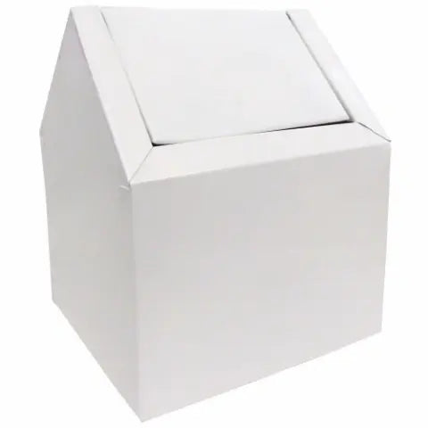 Floor Sanitary Napkin Receptacle - White (2201) Hospeco