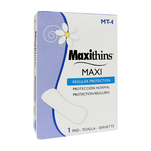 Hospeco Maxithins MT-4 Regular Protection Maxi Pads Hospeco