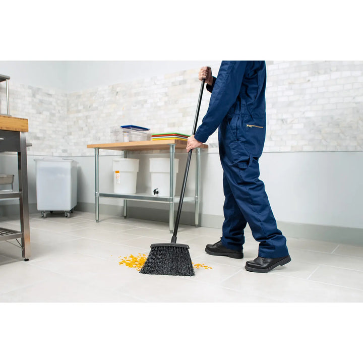 Carlisle 3688403 48" Duo-Sweep Warehouse Stiff Broom Black Carlisle