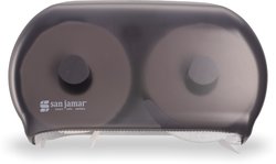 San Jamar R3600TBK San Versa Twin Toilet Paper Dispenser
