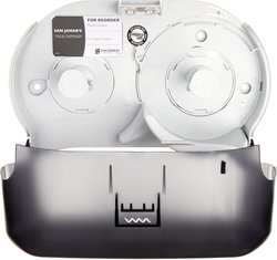 San Jamar R3600TBK San Versa Twin Toilet Paper Dispenser
