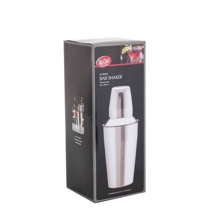 Tablecraft 377 28 Oz Cocktail Shaker 3 Piece