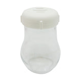 American Metalcraft 6 Oz Cheese Shaker with White Plastic Slotted Top