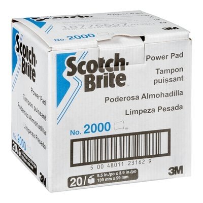 3M 2000 Scotch Brite Black Power Scour Pad