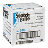3M 2000 Scotch Brite Black Power Scour Pad 3M
