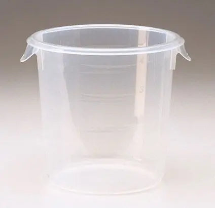 4 Qt Clear Round Food Container Uses Lid 5722 (5721-24) Rubbermaid