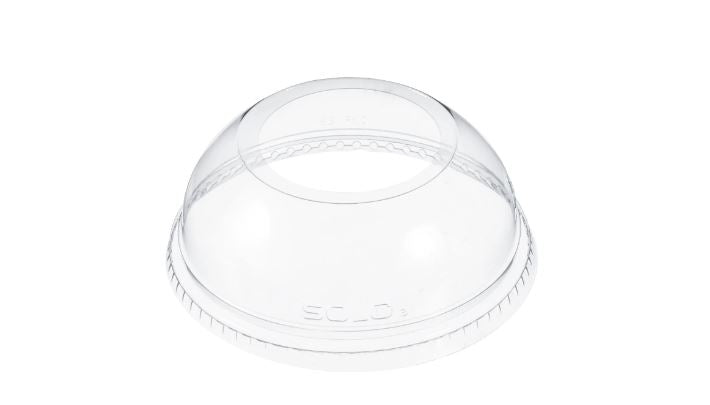 Dart DLW626 Clear Dome Lid with Wide Hole