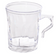 Fineline Flairware 208-CL Clear Plastic 8 oz Coffee Mug