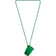 Creative Converting 2 oz Green Shamrocks Plastic Shot Glass with 33" Bead Necklace 2 Pack