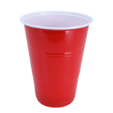 16 oz Red with White Interior Party Cup