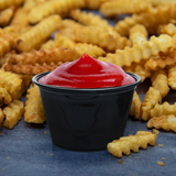 Dart 400PCBLK 4 Oz Black Plastic Souffle Cup