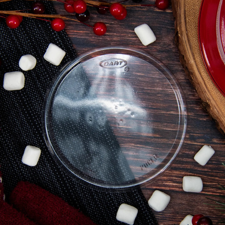 Dart 20CL Clear Non-Vented Lid Dart