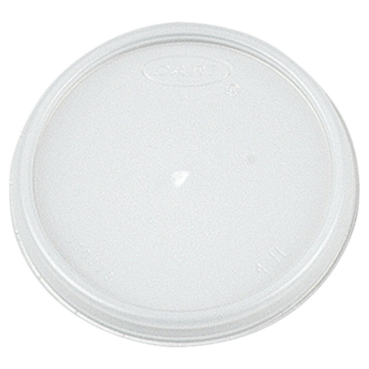 Dart 4JL Translucent Plastic Vented Lids Dart