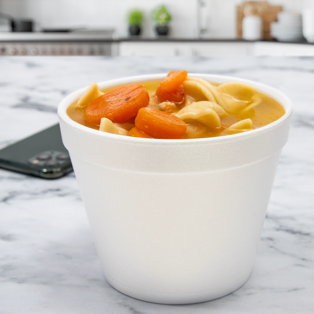 Dart 24MJ48 24 oz White Foam Soup Cups Dart