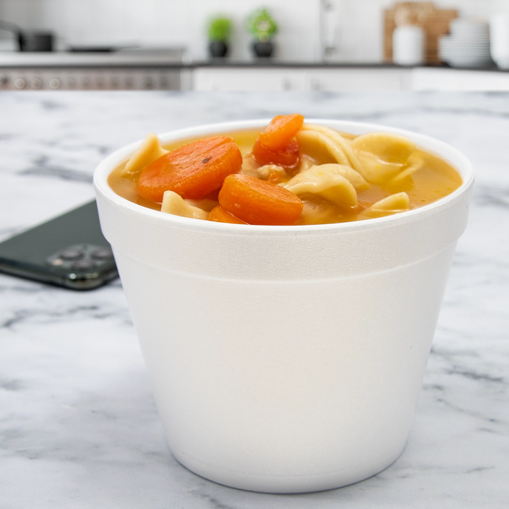Dart 24MJ48 24 oz White Foam Soup Cups Dart