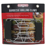 Chef Master BBQ Grilling Claws with Rubber Handles, 2-Pack