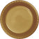 Creative Converting 7" Round Gold Plastic Plates