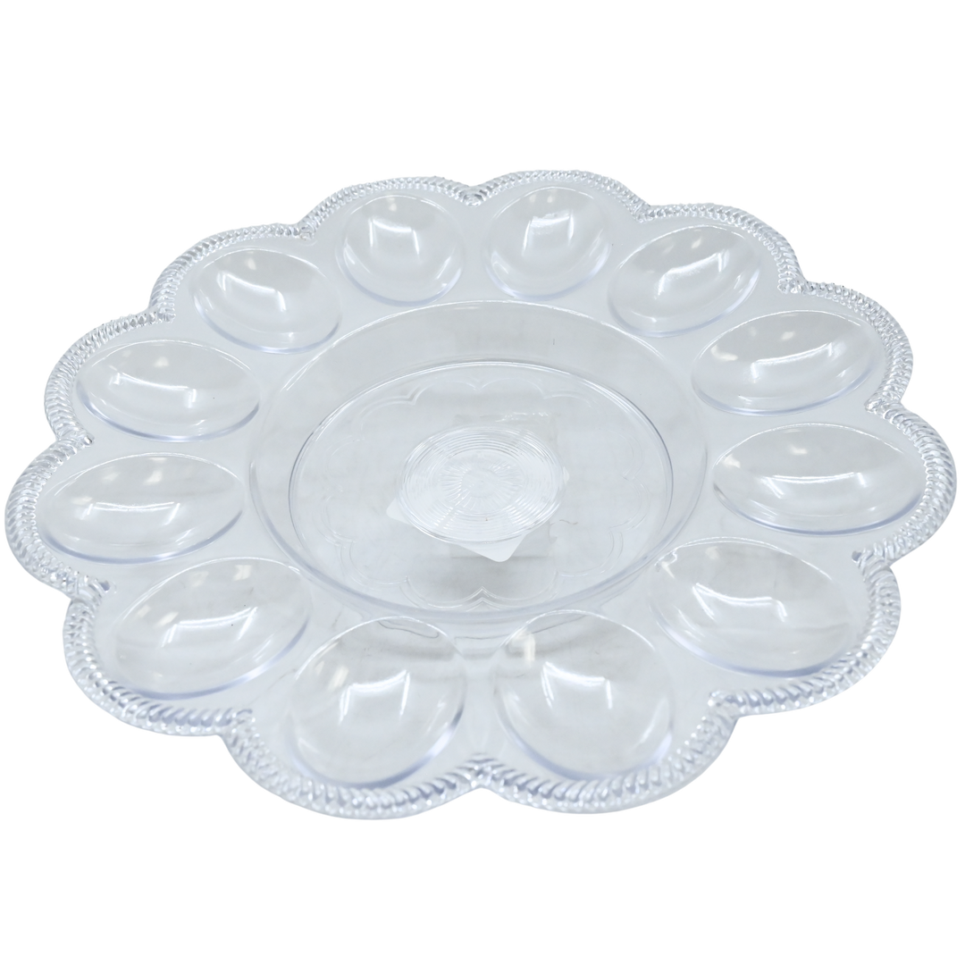 Maryland Plastics MPI1040 Clear Deviled Egg Tray
