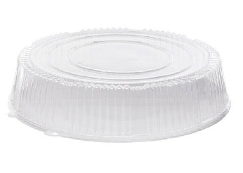 WNA A18PETDMHI CaterLine 18" Round Clear High Dome Lids for Casuals Trays
