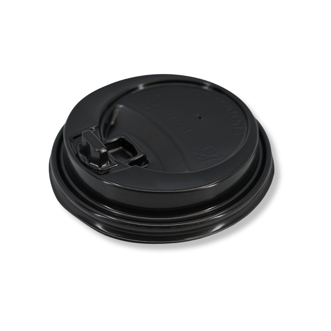 Black Sip Through Lid for 10 - 12 oz Cup