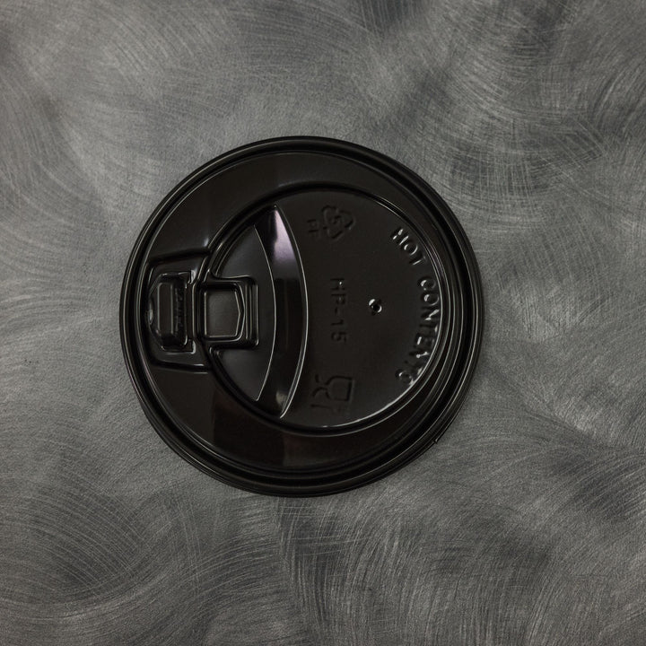 Black Sip Through Lid for 10 - 12 oz Cup