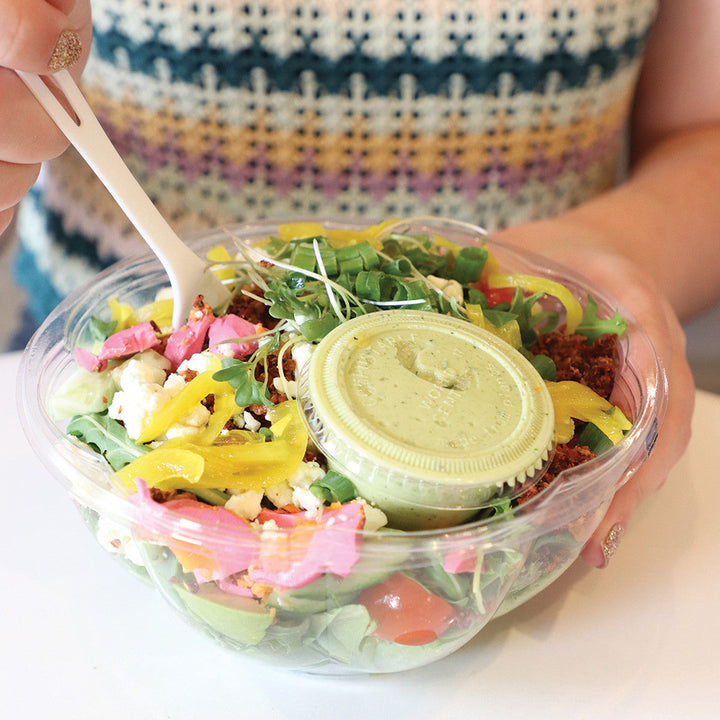 World Centric CPL-CS-2S Flat Lid for 2-3 oz Portion Cup World Centric