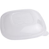 World Centric BQL-CS-24 24-48 oz Square Lid for Square Fiber Bowl