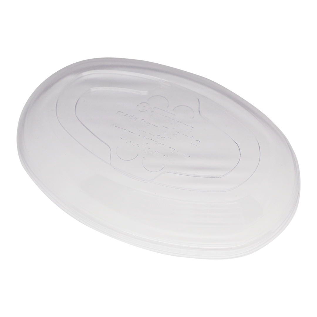 World Centric BOL-CS-UBBS Clear Vented PLA Lid for Small Burrito Bowls