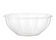 World Centric SB-CS-24 24 oz Clear 6.7" Salad Bowl