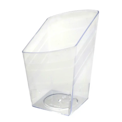 Fineline 6407-CL 2.2 oz Tiny Trifles Clear Slanted Tumbler