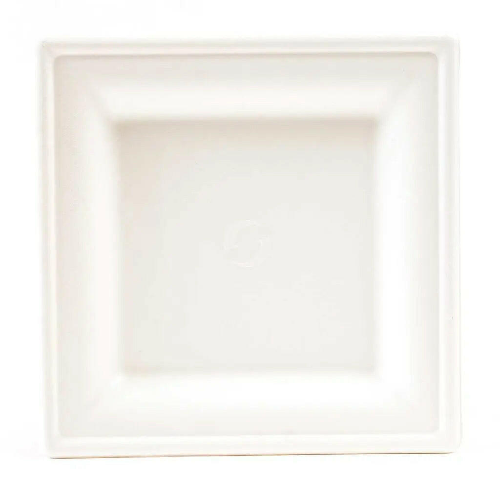 Greenwave GS-P006 Green Square 6" Plates Greenwave