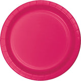 Creative Converting 9" Round Hot Magenta Paper Plates