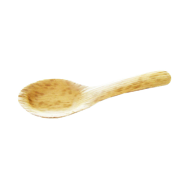 PacknWood 210BBOUSPO5 5" Bamboo Leaf  .3 oz Tasting Spoon