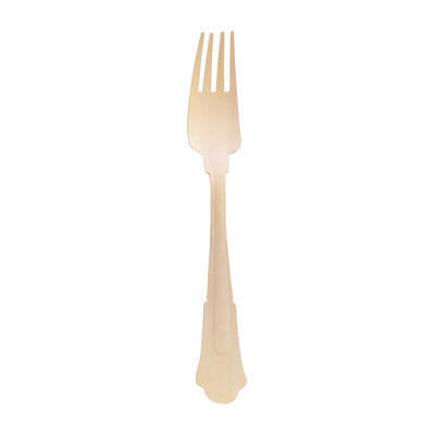 PacknWood 210WREN1 7.5" Unwrapped Elegant Wooden Fork PacknWood