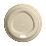 World Centric CUL-FB-8G-LF Fiber Lid for 8 oz Paper Hot Cups