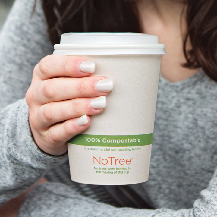World Centric CU-SU-12 NoTree 12 oz Paper Hot Cup World Centric
