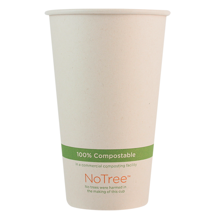 World Centric CU-SU-16 NoTree 16 oz Paper Hot Cup World Centric