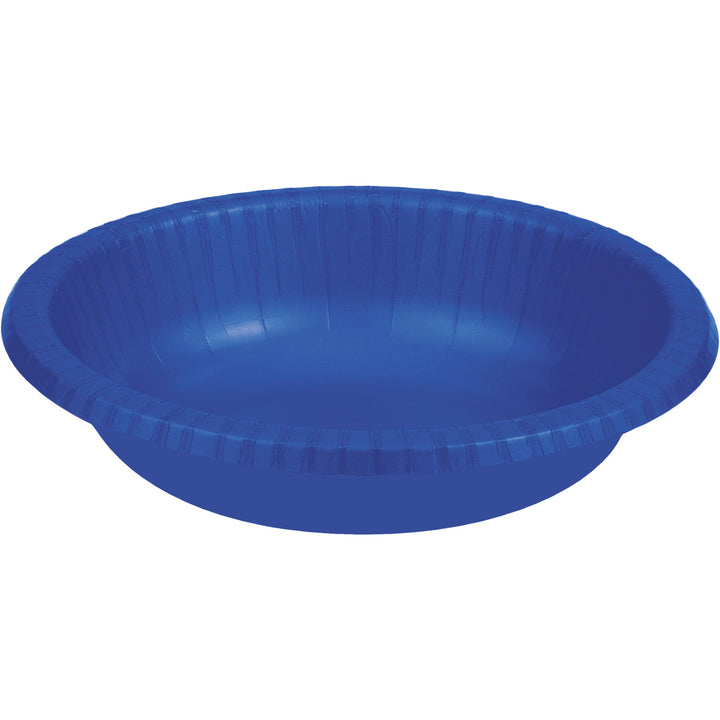 Creative Converting 20 oz Cobalt Blue Paper Bowl Creative Converting