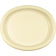 Creative Converting 433264 Ivory Oval Paper Platter